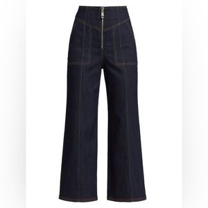 Mariam High-Rise Cropped Denim Pants